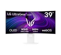 LG Ultragear™ 39GX90SA-W Schermo PC Gaming 39" - Lastra OLED risoluzione QHD (3440 x 1440), 1ms 240Hz, DisplayHDR™400 True Black, DCI-P3 98,5% (CIE1976), FreeSync Premium, G-Sync Compatible