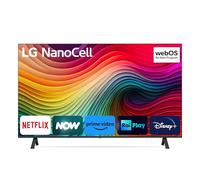 LG NanoCell 43'', Serie 81 2024, 43NANO81T6A, Smart TV 4K, Processore α5 Gen7, 20W, 3 HDMI, Filmmaker Mode, Game Optimizer, Alexa, Wi-Fi, webOS 24, Telecomando puntatore