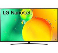 LG NanoCell 43NANO766QA Smart TV 4K 43" NANO76 Series 2022 Series α5 Gen 5 Processor, Filmmaker Mode, Game Optimizer, Wi-Fi, AI ThinQ, Google Assistant and Alexa Built-in, Remote Pointer
