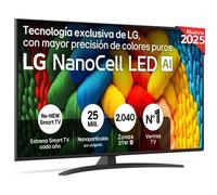 LG NanoCell AI 55NANO81A6A 139,7 cm (55 ) 4K Ultra HD Smart TV Wi-Fi Nero - Nouvo