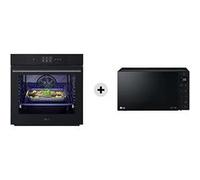 LG Offerta Kit Esclusivo: Forno 100% vapore InstaView 76L Classe A++ Nero + Microonde 25 litri, potenza 1000W - WSED7667M.MHGDS Nero