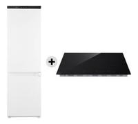LG Offerta Kit Esclusivo: Frigorifero da incasso 233L 4 ripiani, Cerniere a scorrimento, Total No Frost, Porte reversibili + Piano cottura i Nero