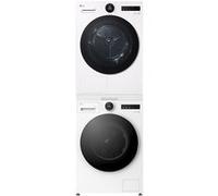 LG Offerta Kit Esclusivo: Lavatrice 9kg Next AI DD™ Serie X9 Classe A-60% Asciugatrice 9Kg Pompa di calore DUAL Inverter Serie X7 Classe B Kit di giun Bianco