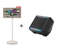 LG Offerta Kit Esclusivo: StanbyME 2 Schermo super portatile da 27″ Touchscreen webOS + xboom Stage 301 by will.i.am Party Speaker 120W - 27LX6TDGA.ST Bianco