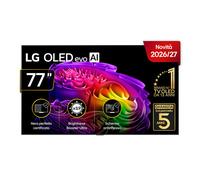 LG OLED evo AI 77'' Serie G6 OLED77G64LW, 4K, Hyper Radiant Color, Staffa a filo muro inclusa, G-Sync, SMART TV 2026 LG