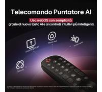 LG OLED evo AI OLED65G56LS Televisione Serie G5S 65 Pollici 4K, α11 Gen2, Bright