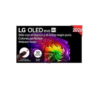 LG OLED evo AI OLED77G64LW TV OLED, SMART TV, 77 ", OLED, OLED 4K, Processore intelligente α11 AI Processor 4K Gen3, Argento