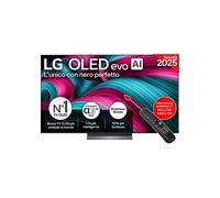 LG OLED evo C5 OLED65C55LA TV OLED, SMART TV, 65 ", OLED, UHD 4K, Processore a9 Gen8 4K con AI, Charcoal Black