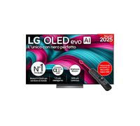 LG OLED evo AI C5 77 pollici, Smart TV 4K, Processore α9 Gen8, Brightness Booster, webOS con AI, Dolby Vision & Atmos, Gaming con VRR e GSYNC 4K@144Hz, OLED77C55LA 2025