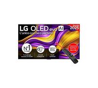 LG OLED evo G5 OLED55G54LW TV OLED Evo, SMART TV, 55 ", OLED, UHD 4K, Processore a11 Gen2 con AI, Rocky Black, Classe E