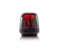 LG PH1.AEUSLLK - Cassa altoparlante portatile nero Bluetooth, LED, 2 W, radiatore passivo - Tempo di carica: 3 ore, autonomia: 5 ore, suono a 360 °, illuminazione a LED bianco/rosso/verde - funzione "mani libere"