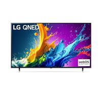 LG QNED 86'', Serie 80 2024, 86QNED80T6A, Smart TV 4K, Processore α5 Gen7, Design slim, 20W, 3 HDMI, Filmmaker Mode, Game Optimizer, Alexa, Wi-Fi, webOS 24, Telecomando puntatore