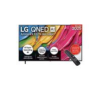 LG QNED AI 75QNED80A6A TV QNED, SMART TV, 75 ", Processore a7 Gen8 4K con AI, Charcoal Black