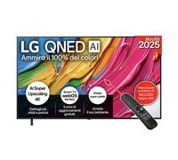 LG 75QNED80A6A - TV 75 Pollici, Smart TV, 4K, DVB-T2, HEVC/H.265, Classe energetica D