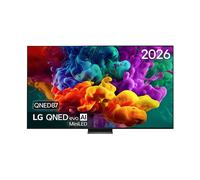 LG QNED evo AI 100QNED87B6 TV QNED, SMART TV, 100 ", Mini LED, UHD 4K, Processore α8 AI Processor 4K Gen3, Nero, Classe E