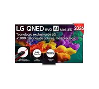 LG QNED evo AI 86QNED86B6B TV QNED, SMART TV, 86 ", Mini LED, UHD 4K, Processore Alpha 8 AI Processor 4K Gen3, Nero