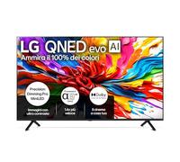 LG QNED evo AI QNED92 Smart TV 55 pollici 4K, Processore α8 Gen2, Precision Dimming con MiniLED, webOS con AI, Dolby Vision & Atmos, Gaming con VRR e FreeSync 4K@144Hz, 55QNED92A6A 2025