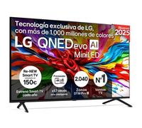 LG QNED evo MiniLED AI 75QNED92A6A 75" 4K UltraHD 120Hz Smart TV WebOS HDR10 Dolby Vision FreeSync