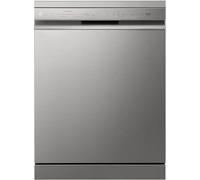 LG QuadWash DF242FPS Lavastoviglie Libera Installazione Serie 2, Classe D, 14 Coperti, 4 Bracci Irroratori, Vapore TrueSteam, EasyRack+, Dual Zone, Wi-Fi, Motore Inverter Direct Drive, Grigia