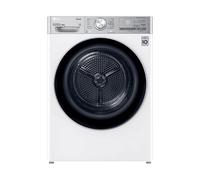 LG RH90V9AV2QR asciugatrice, a pompa di calore DUAL Inverter, 9 kg, profondità 69 cm, Eco Hybrid, Condensatore autopulente, Wi-Fi, Classe C