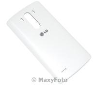 LG RICAMBI COVER ORIGINALE POSTERIORE RETRO COPRIBATTERIA QI G3 BIANCO WHITE NEW