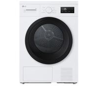 LG RNA1008NWK Asciugatrice Pompa di Calore 8 kg Asciugatura Delicata a Bassa Temperatura con Sensore, Serie A1, 8 Programmi, Cestello in Acciaio Galvanizzato, Bianco