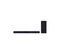 LG SL5Y Soundbar TV Bluetooth 400W 2.1 Canali con Subwoofer Wireless, Tecnologia DTS Virtual:X, Dolby Digital, High Resolution Audio, AI Sound Pro, Ingresso Ottico, USB, HDMI, Nero