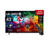 LG QNED MiniLED 43QNED70B6C TV MINI LED, SMART TV, 43 ", Mini Processore a7 AI 4K Gen9, Charcoal Black