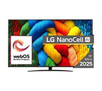 TV LG NanoCell 75NANO81A3A 75" 4K UltraHD 60Hz Smart TV WebOS HDR10 Chromecast Alexa