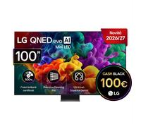 LG QNED evo AI MiniLED 100 pollici Serie QNED87B 100QNED87B6, Smart TV 4K, Dolby Vision & Atmos, Precision Dimming Pro, AI Magic Remote, webOS con Gemini e Copilot, Motion Booster 288, TV 2026