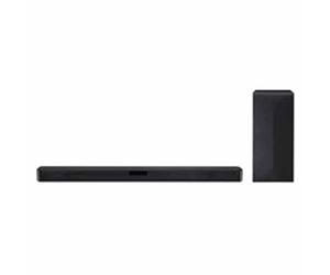LG SN4 Soundbar TV Bluetooth 300W 2.1 Canali con Subwoofer Wireless, Tecnologia DTS Virtual:X, Dolby Digital, AI Sound Pro, Ingresso Ottico, USB, HDMI, Nero