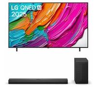 LG TV 75″ QNED AI QNED8E 4K + Soundbar S70TY I 400W su 3.1.1 canali I Dolby Atmos Offerta Kit Esclusivo - 75QNED8EA6B.S70TY Nero