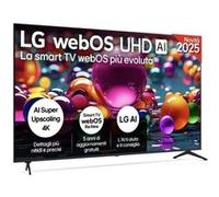 LG UHD AI 75UA75006LA TV Serie UA75 75'' 4K, α7 Gen8, HDR10, 20W, 3 HDMI con Game Optimizer, Smart TV WebOS 25