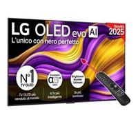 LG OLED evo AI G5 83 pollici, Smart TV 4K, Staffa a muro inclusa, Processore α11 Gen2, Brightness Booster Ultimate, webOS con AI, Dolby Vision & Atmos, VRR e GSYNC 4K@165Hz, OLED83G54LW 2025