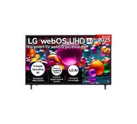 LG UHD AI 55UA75006LA TV LED, SMART TV, 55 ", LED, UHD 4K, Processore a7 Gen8 4K con AI, Charcoal Black