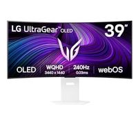 LG Ultragear™ 39GX90SA-W Schermo PC Gaming 39" - Lastra OLED risoluzione QHD (3440 x 1440), 1ms 240Hz, DisplayHDR™400 True Black, DCI-P3 98,5% (CIE1976), FreeSync Premium, G-Sync Compatible
