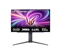 LG UltraGear OLED 27GS93QE Monitor Gaming 27", QHD (2560x1440), OLED, 240Hz, 0,03ms (GtG), G-Sync, FreeSync Premium Pro, HDR 400 True Black, HDMI 2.1, DisplayPort, Nero