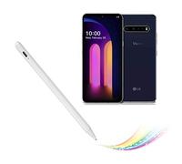 LG V60 ThinQ - Penna stilo elettronica, compatibile con LG V60 ThinQ, penna digitale capacitiva ideale per schizzi e appunti con ricarica di tipo C, colore bianco