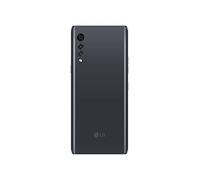 LG Velvet smartphone 5G con vetro ricurvo, Display OLED 6.8'', Sensore 48MP, Batteria 4300mAh con ricarica Wireless, IP68, 128GB/6GB, Android 10, Aurora Gray [Italia]