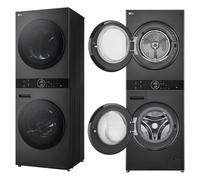 LG WashTower WT1210BBF Colonna Bucato 12/10kg AI DD, Classe A-10%/A+++, Pannello unificato