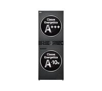 LG WashTower WT1210BBF Colonna Bucato 12/10kg AI DD, Classe A-10%/A+++, Pannello unificato