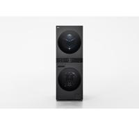LG WT1210BBF.APBQKIS lavasciuga Libera installazione Caricamento frontale Nero