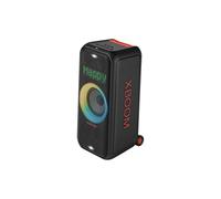 LG XBOOM XL7S Cassa Bluetooth 250W, Speaker Woofer 8'', Illuminazione Dinamica Personalizzabile, con Maniglia e Rotelle, Karaoke Professionale, Resistente agli Schizzi (IPX4), Autonomia 20 ore, Black