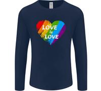 Lgbt Amore È Love Gay Pride Giorno Consapevolezza Uomo Manica