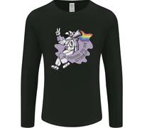 LGBT Astronaut Orgoglioso Di Essere Me Stesso Uomo Manica Lunga T-Shirt