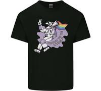 Lgbt Astronauta Proud To Be Me Stesso Uomo Cotone T-Shirt