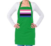 Lgbt Bandiere Genere Fluido - Unisex Adulti Grembiule - Queer Pride Non-Binary