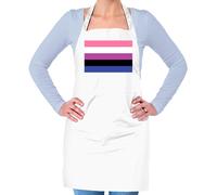 Lgbt Bandiere Genere Fluido - Unisex Adulti Grembiule - Queer Pride Non-Binary