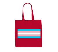 Lgbt Bandiere Transgender - Borsa Tote IN Tela - Pride Gay Bi Lesbico Trans
