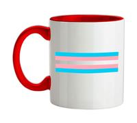Lgbt Bandiere Transgender - Tazza IN Ceramica - Pride Gay Bi Lesbica Treni